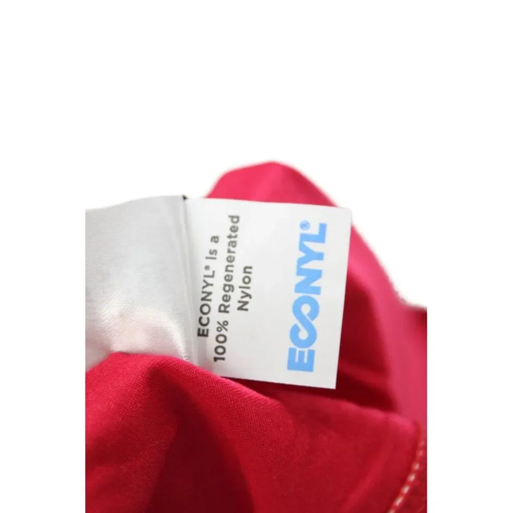 Fisch Womens Shimmery Cheeky Swimwear Bottoms Red Size XS